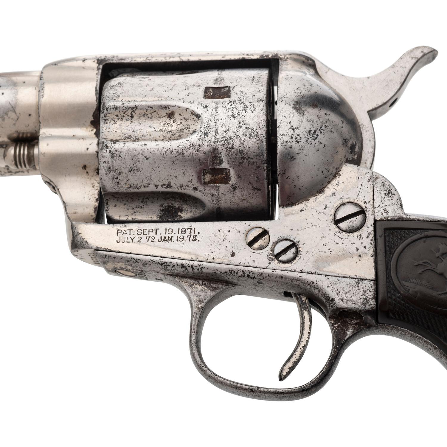 RAC Inspected Colt Single Action Army Revolver US Contract Overrun in .38-40 - Published in Multiple References