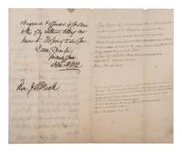[CIVIL WAR]. A group of Civil War signatures highlighted by a signed CDV of Union General William F. Smith.