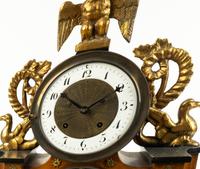 An Austrian French Empire Style Alabaster and Giltwood Portico Clock — EARLY 19TH CENTURY