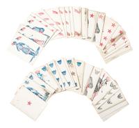 [CIVIL WAR]. Union playing cards housed in Civil War soldier's folk art carved case.