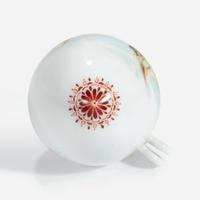 A Chinese enameled “eggshell” porcelain “Fishes” birdfeeder 20th century