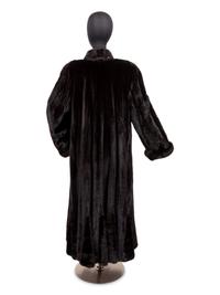 Unlabeled Mink Fur Coat, 1980-2000s