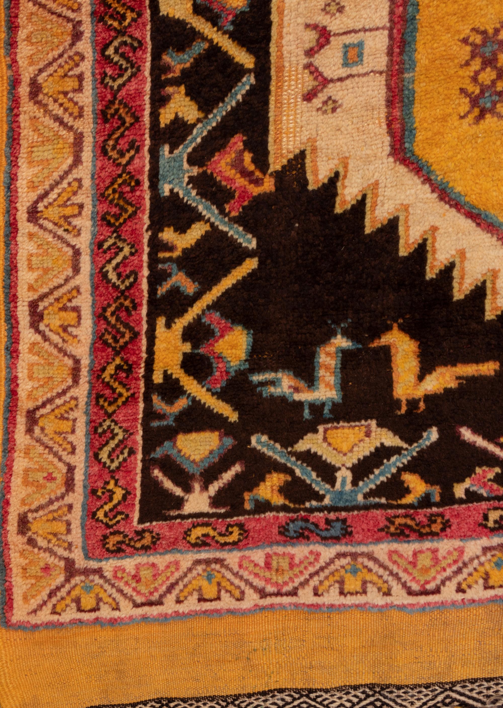 An Azerbaijani or Moroccan Wool Rug
