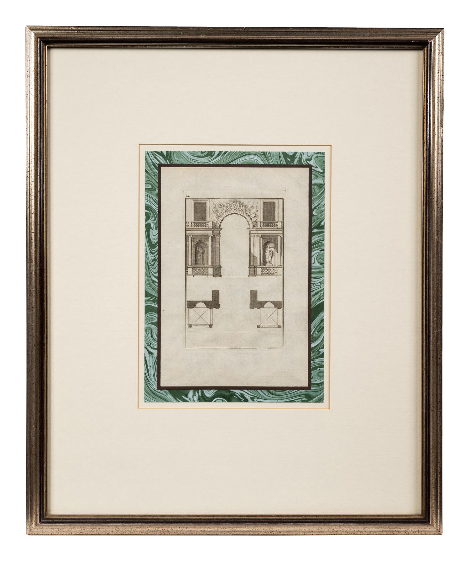 A Pair of French Architectural Engravings