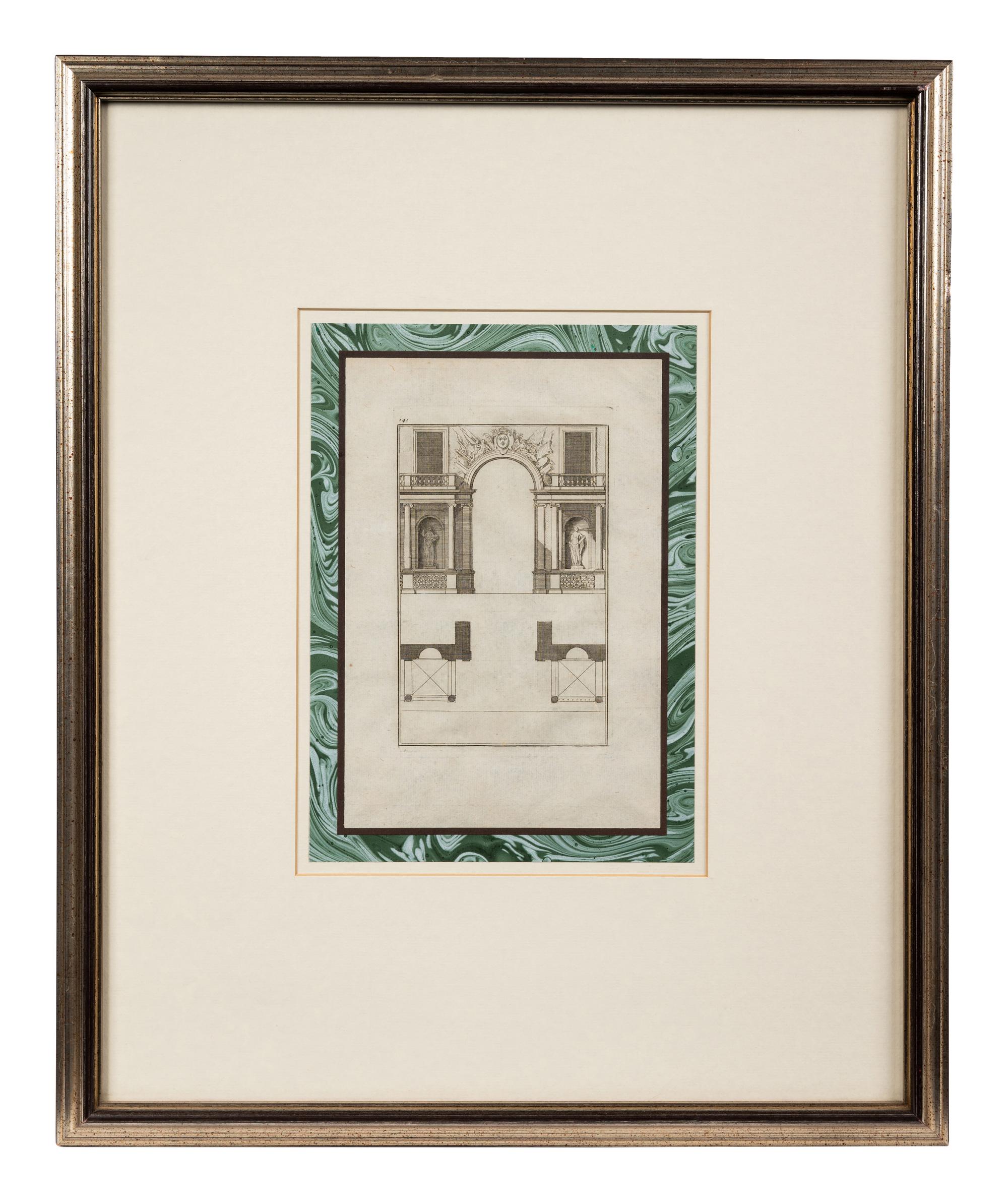 A Pair of French Architectural Engravings