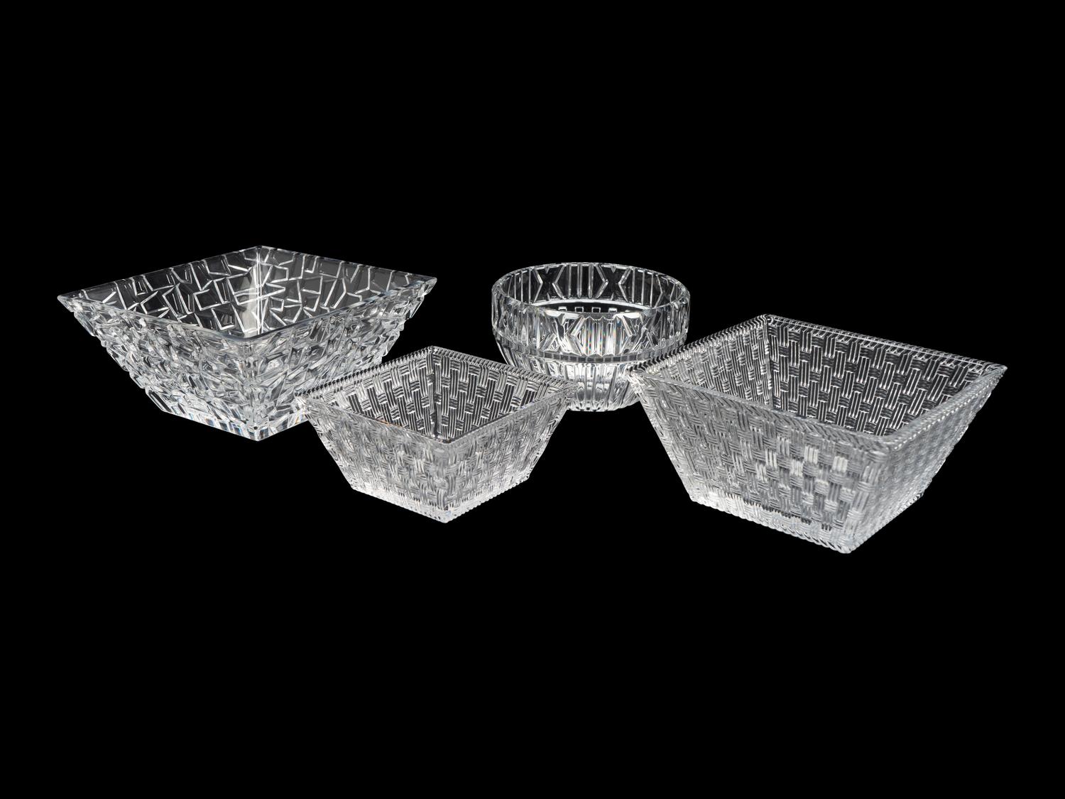 Four Tiffany & Co. Glass Bowls — 20TH/21ST CENTURY