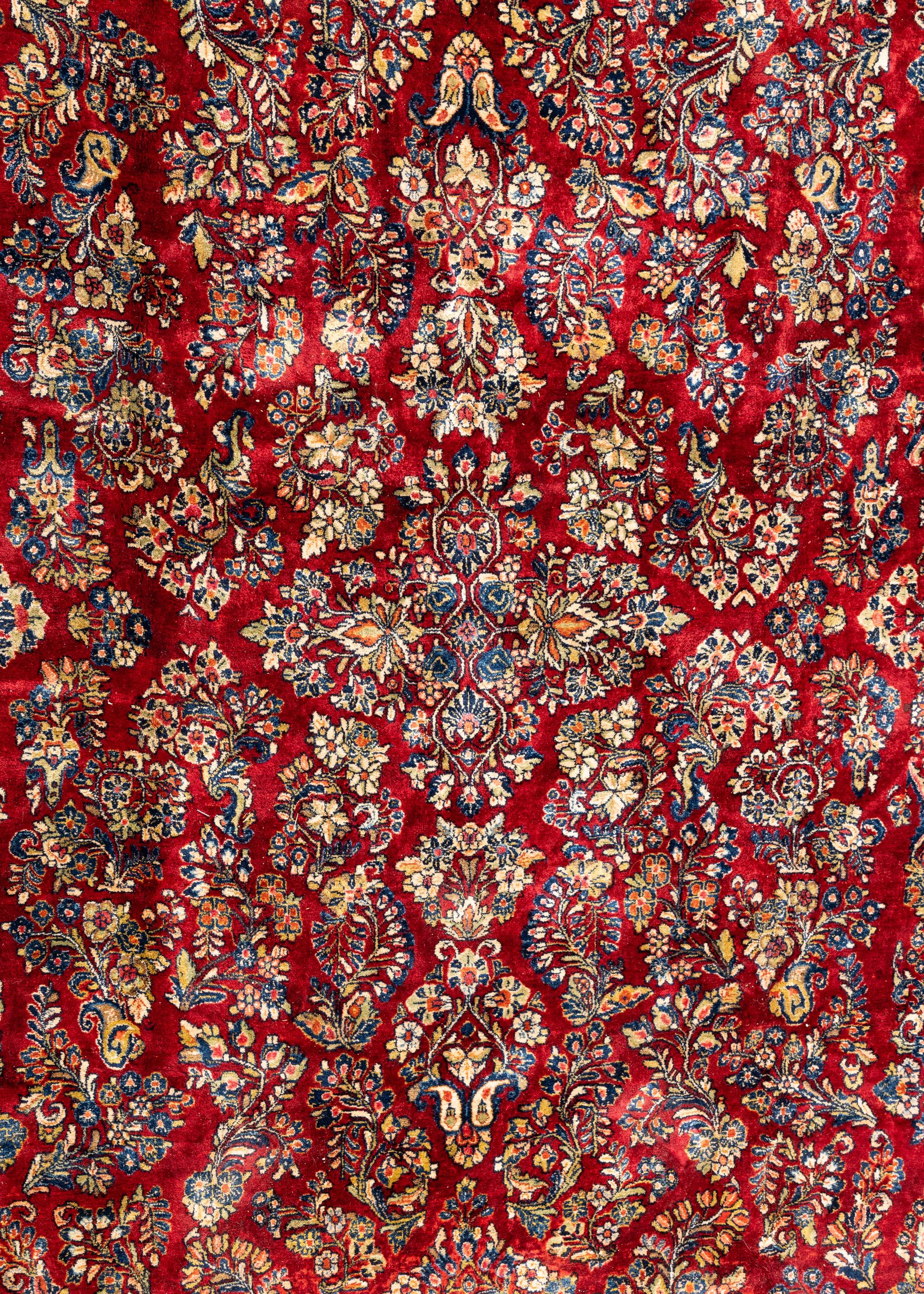 A Sarouk Wool Carpet