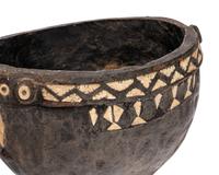 An Oceanic Wooden Ceremonial Inlaid Bowl