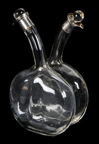 An English Glass Cruet Height 7 1/2 inches