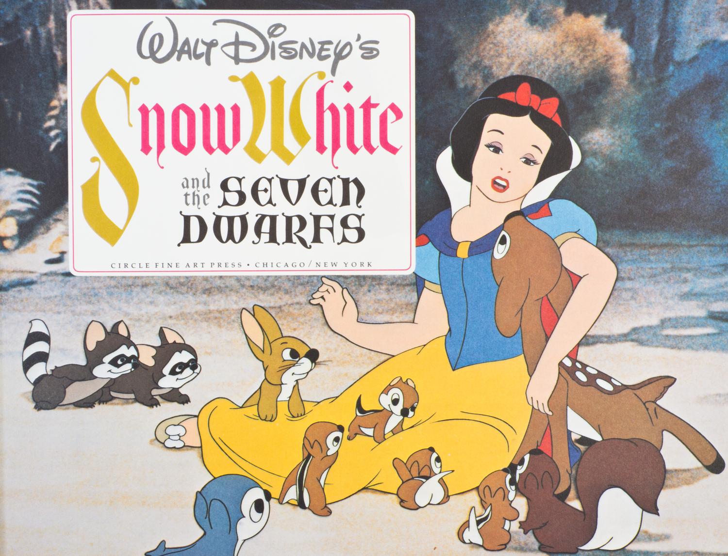 (DISNEY) Walt Disney's Snow White and the Seven Dwarfs. Chicago/NY, 1978. Limited ed., with 4 original serigraphs.