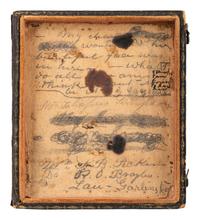 [CIVIL WAR]. Sixth plate antebellum ambrotype of Taliaferro "Tally" Simpson (1839-1863), who later served with the 3rd South Carolina Infantry, KIA Battle of Chickamauga.
