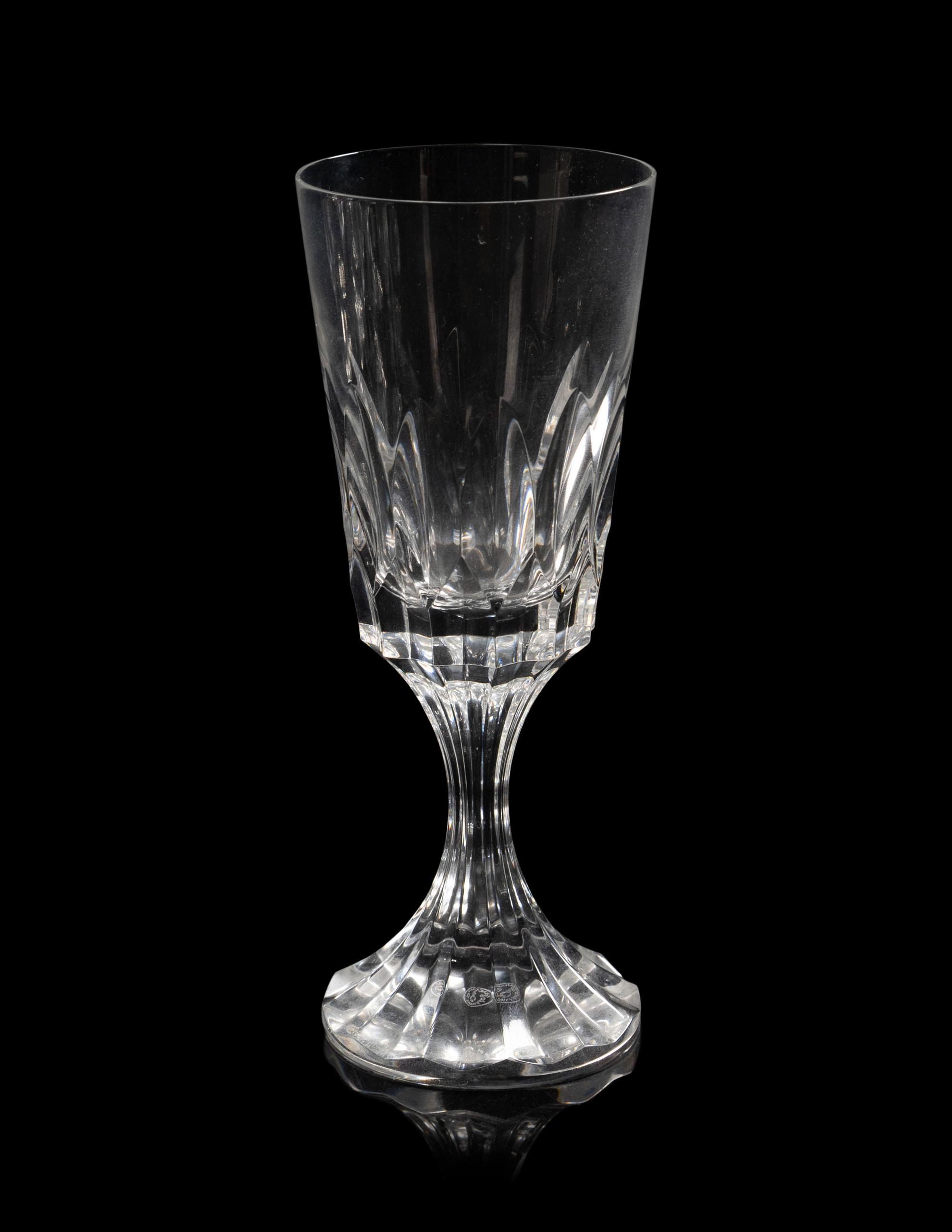 A Baccarat Stemware Service
