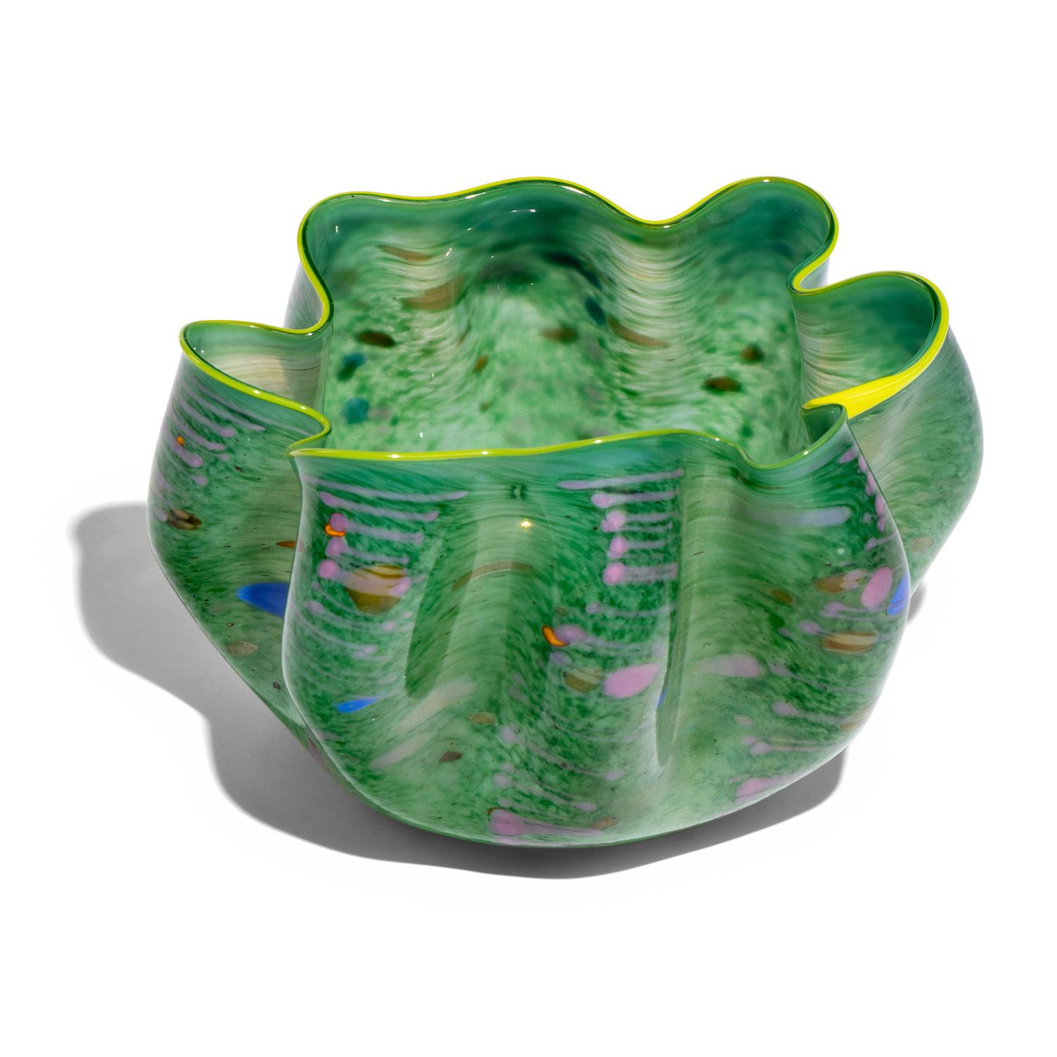Green Macchia with Yellow Lip Wrap, 1982