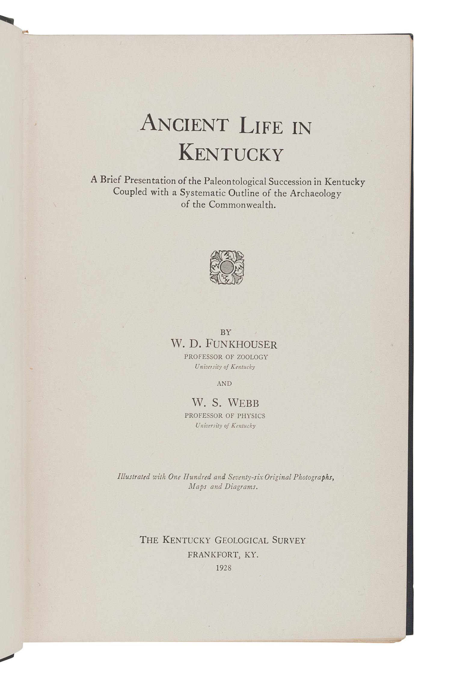 [KENTUCKY--GEOGRAPHY]. A group of 3 works, comprising: