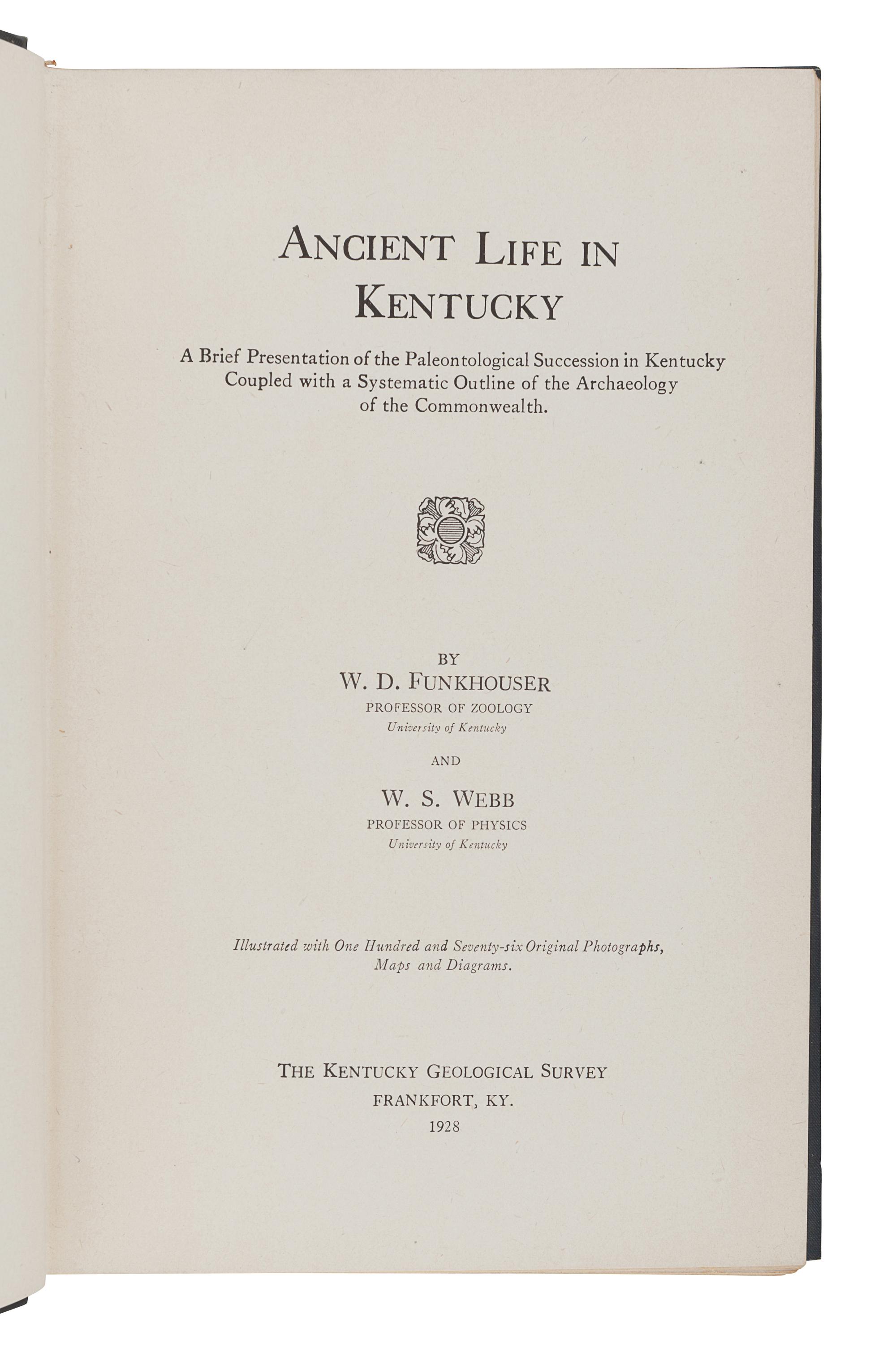 [KENTUCKY--GEOGRAPHY]. A group of 3 works, comprising: