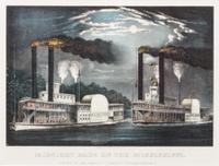 CURRIER & IVES Sight: 10 3/4 x 14 inches.
