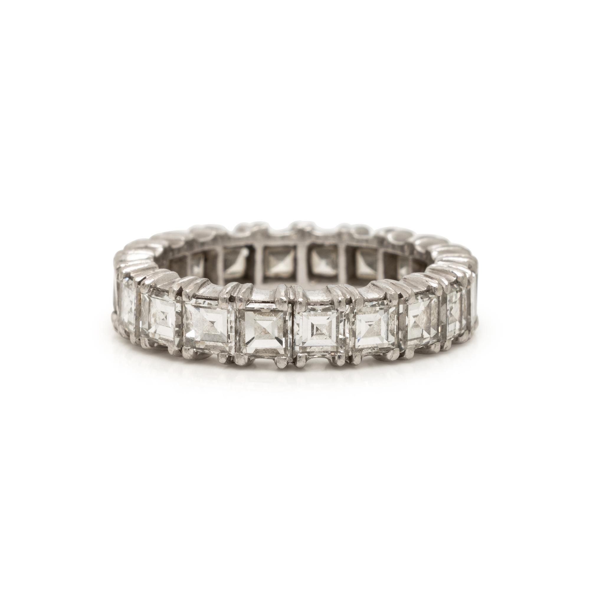 Diamond and Platinum Eternity Band