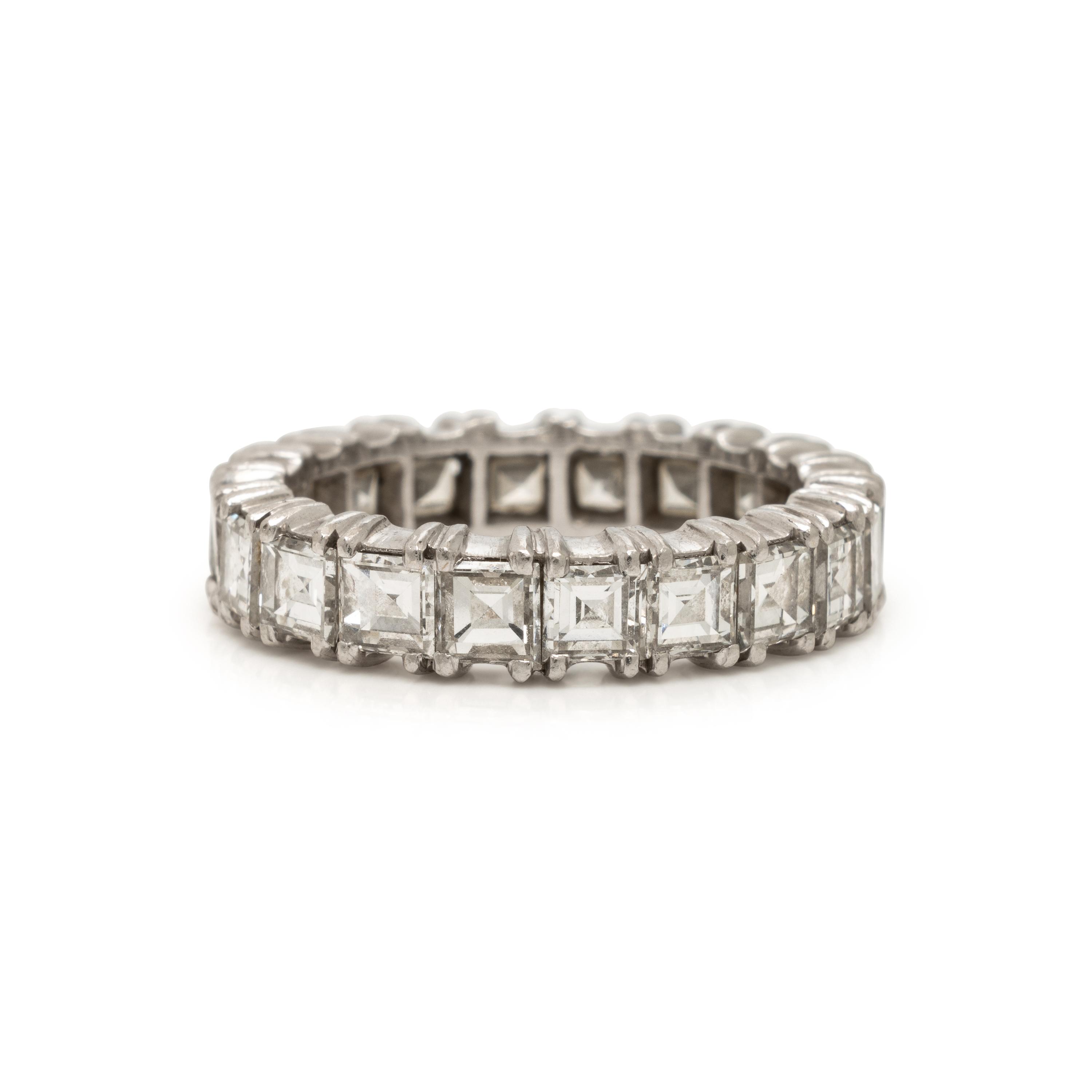 Diamond and Platinum Eternity Band