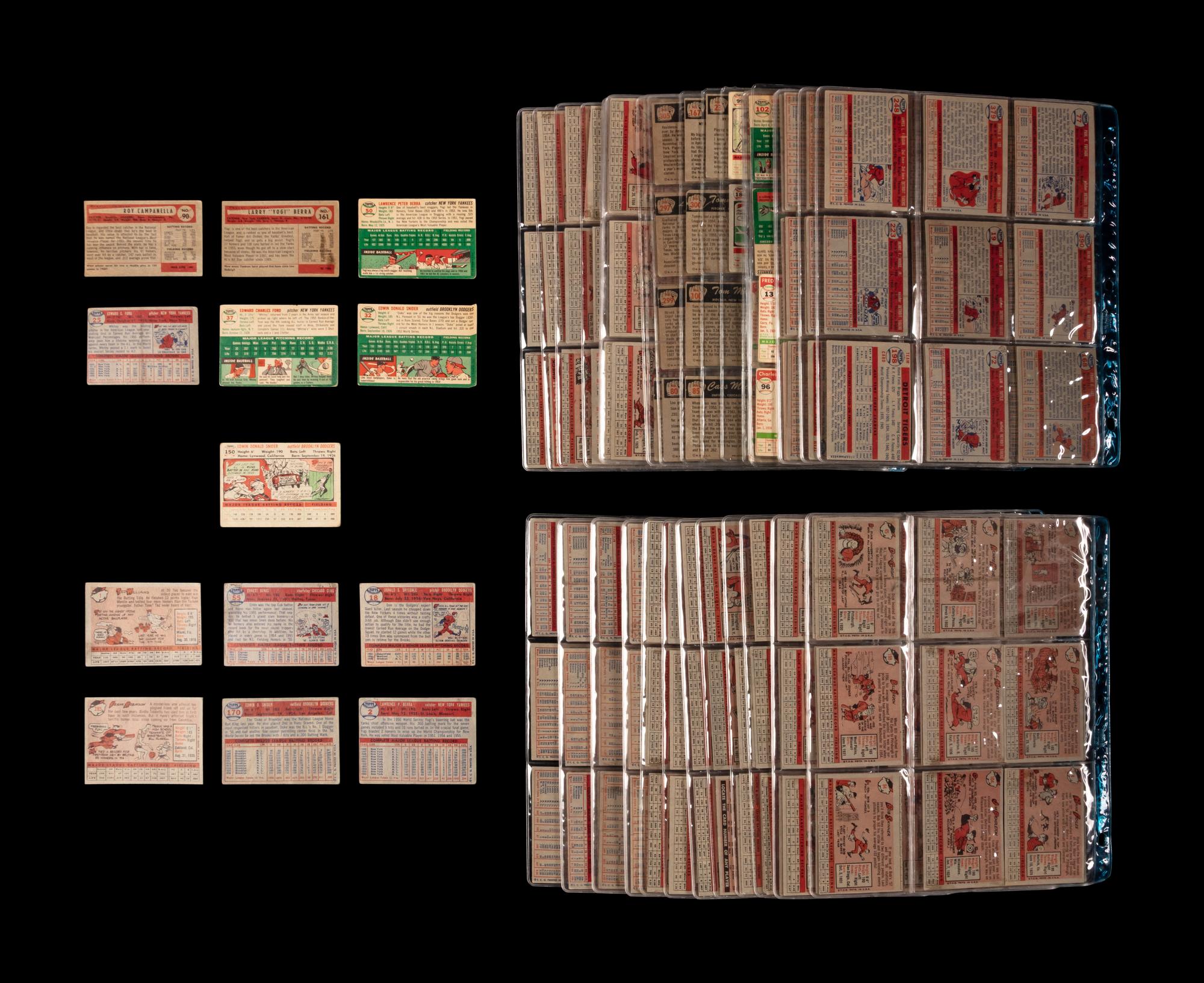 A Collection of 1950s Topps and Bowman Baseball Cards