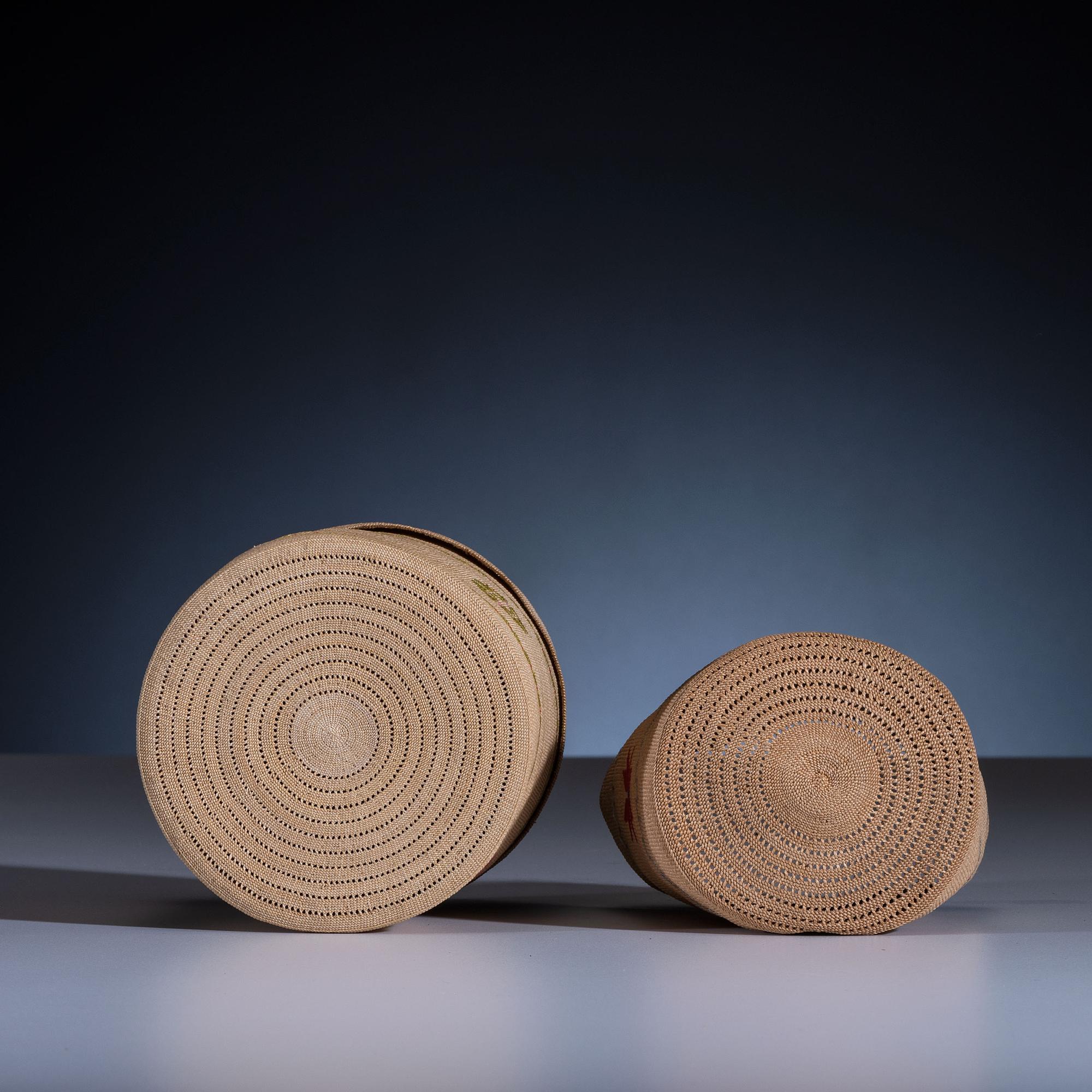 Attu Lidded Rattle Top Basket