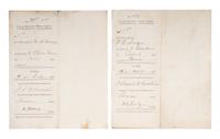 [EDUCATION]. A group of 5 items, incl. Rowan County, North Carolina, teacher's payment vouchers for teaching African American children in 1889 and photographs.
