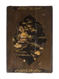 A Victorian Japanned Pembroke Table