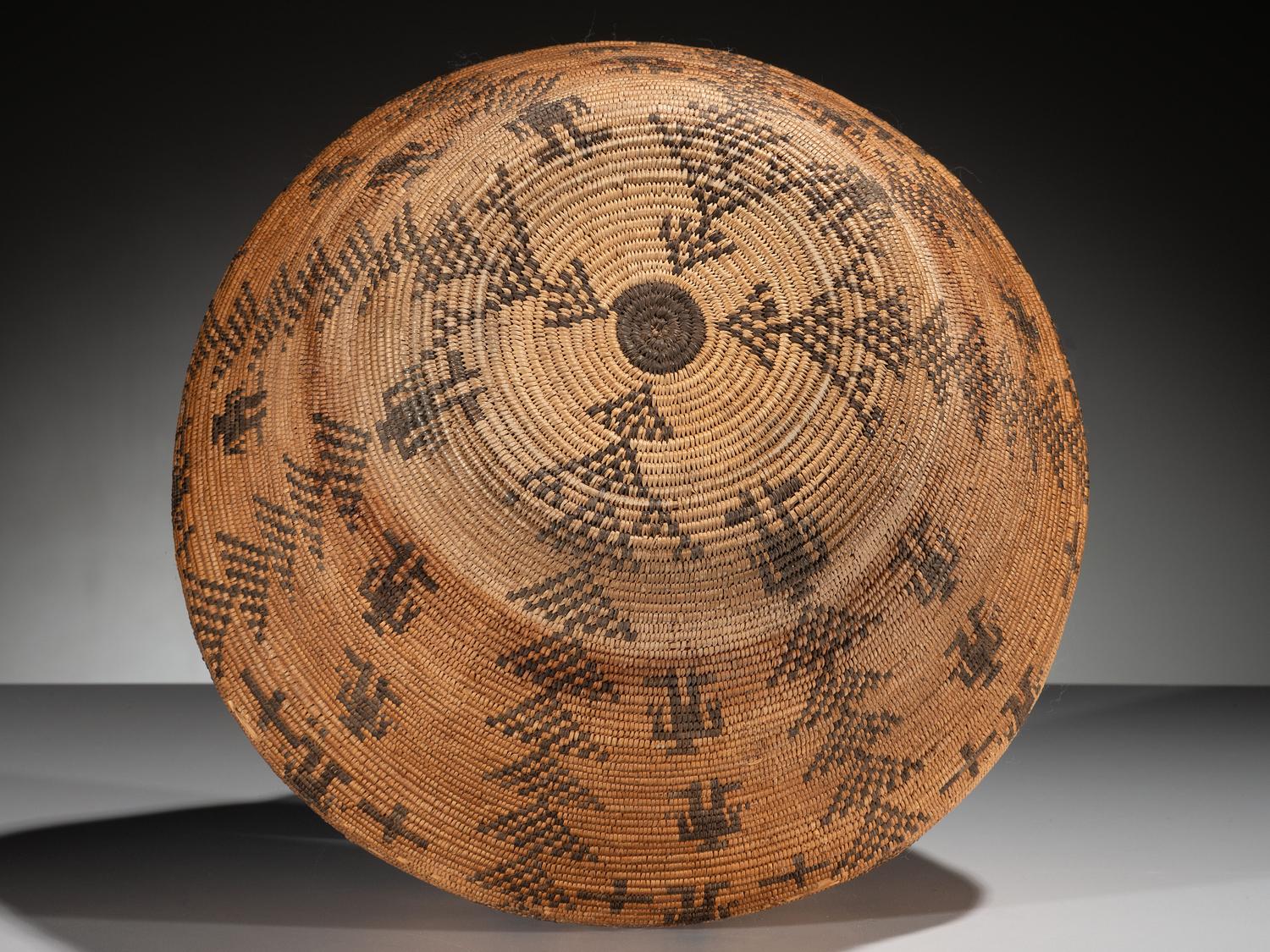 Apache Figural Basketry Olla