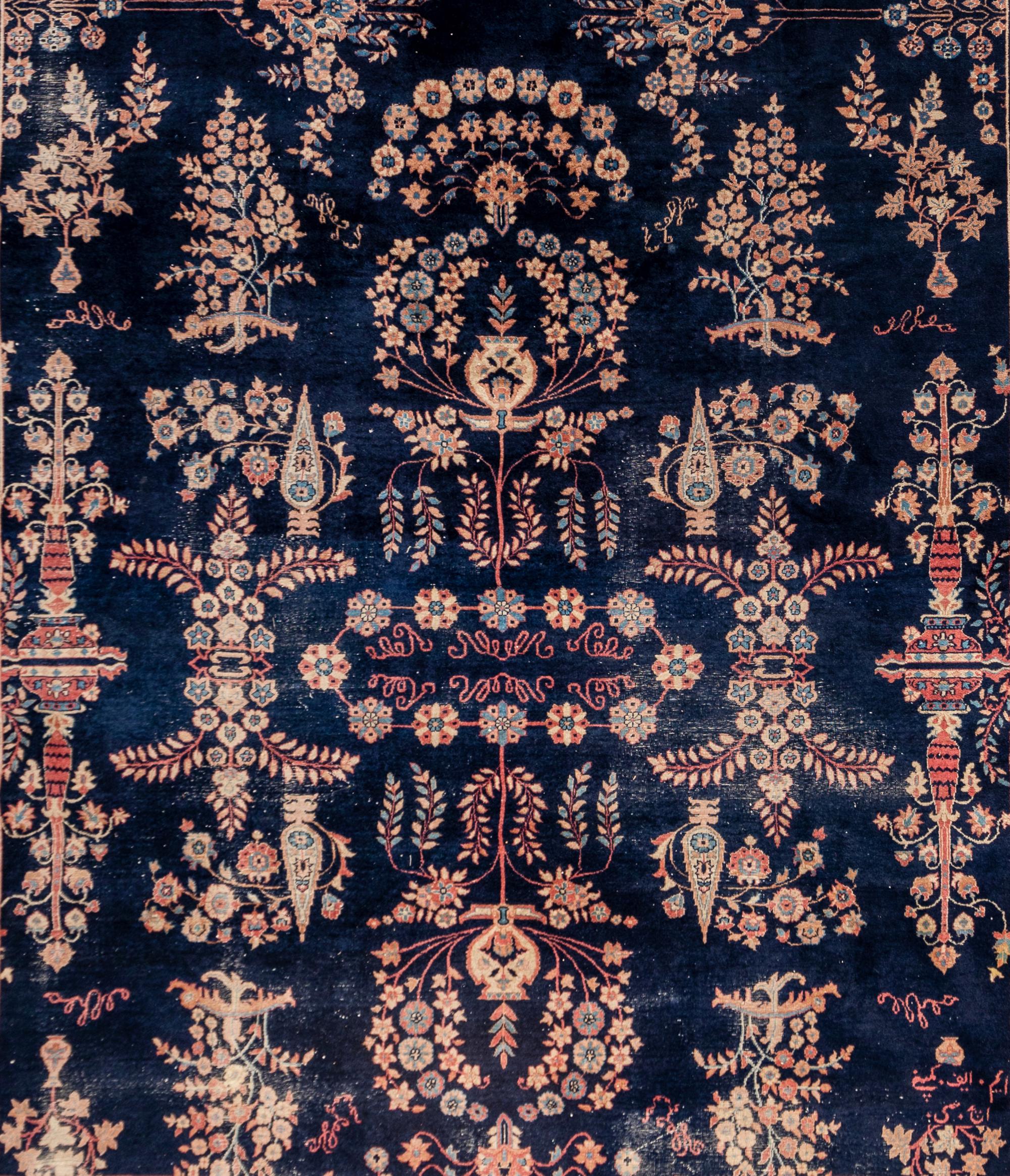 A Sarouk Wool Rug