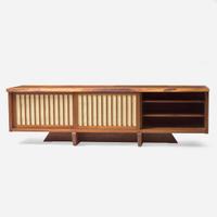 Mira Nakashima (American, b. 1942) Special "Conoid Room Divider" Cabinet, George Nakashima Woodworker, New Hope, Pennsylvania, 2007