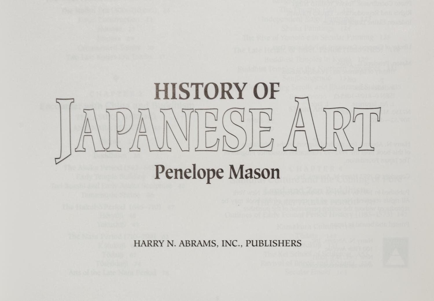 [JAPANESE ART] A group of works about Japanese Art, comprising:
