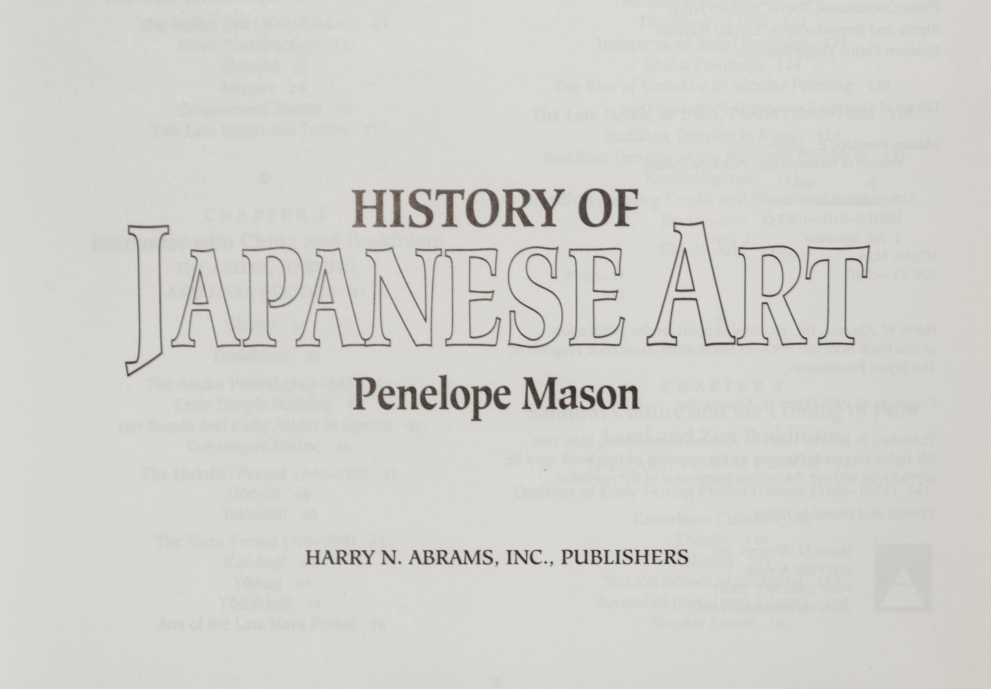 [JAPANESE ART] A group of works about Japanese Art, comprising: