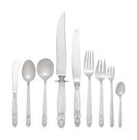 An American Silver Flatware Service