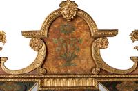 A Swedish Giltwood and Verre Églomisé Mirror
