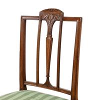 A Set of Nine George III Mahogany Dining Chairs