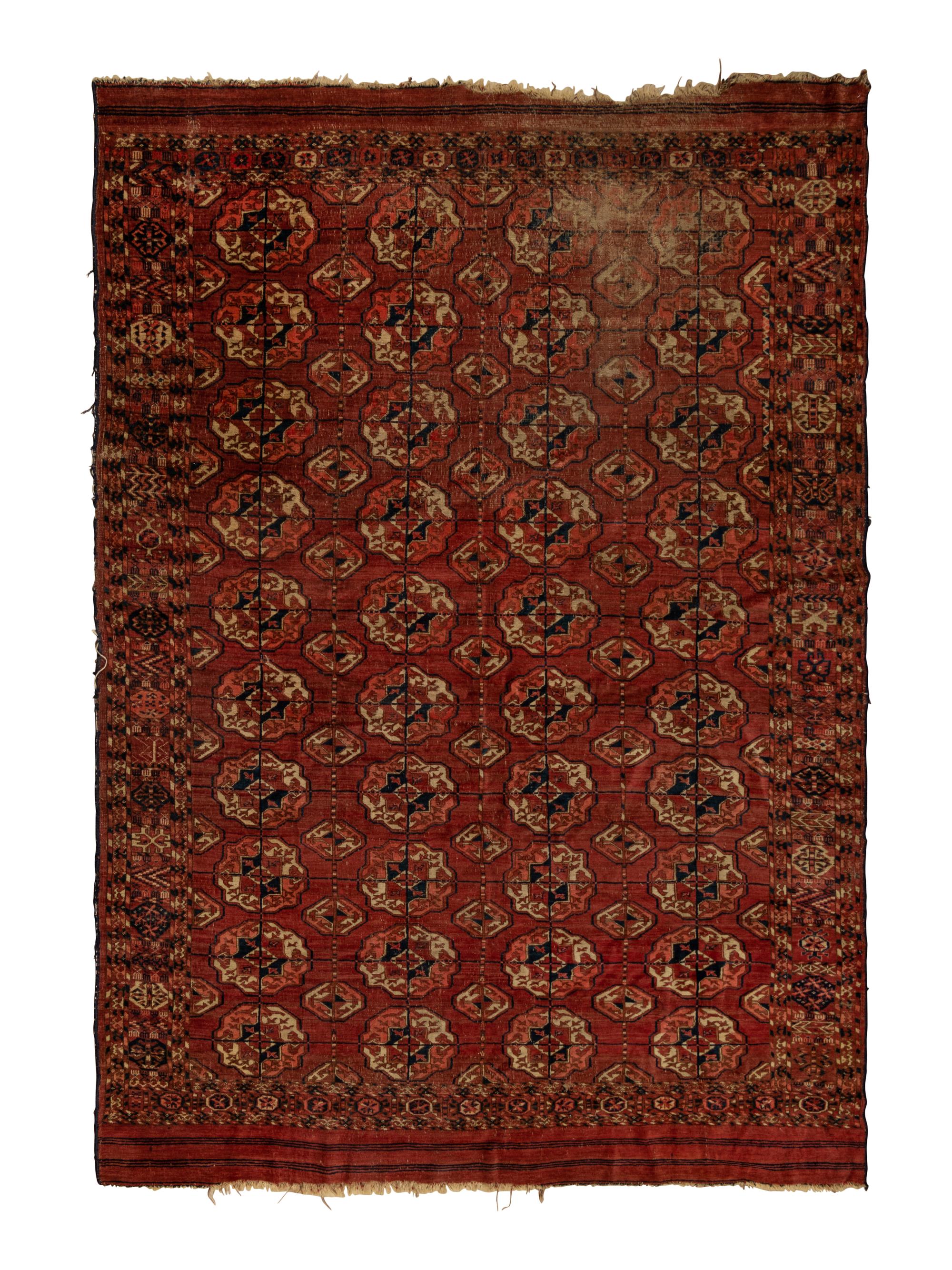A Turkoman Wool Rug