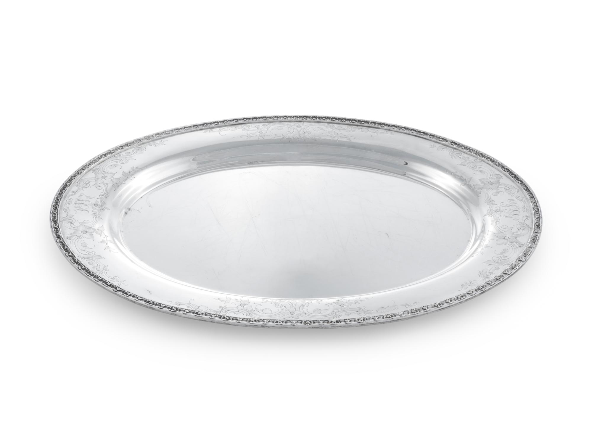An American Silver Serving Tray