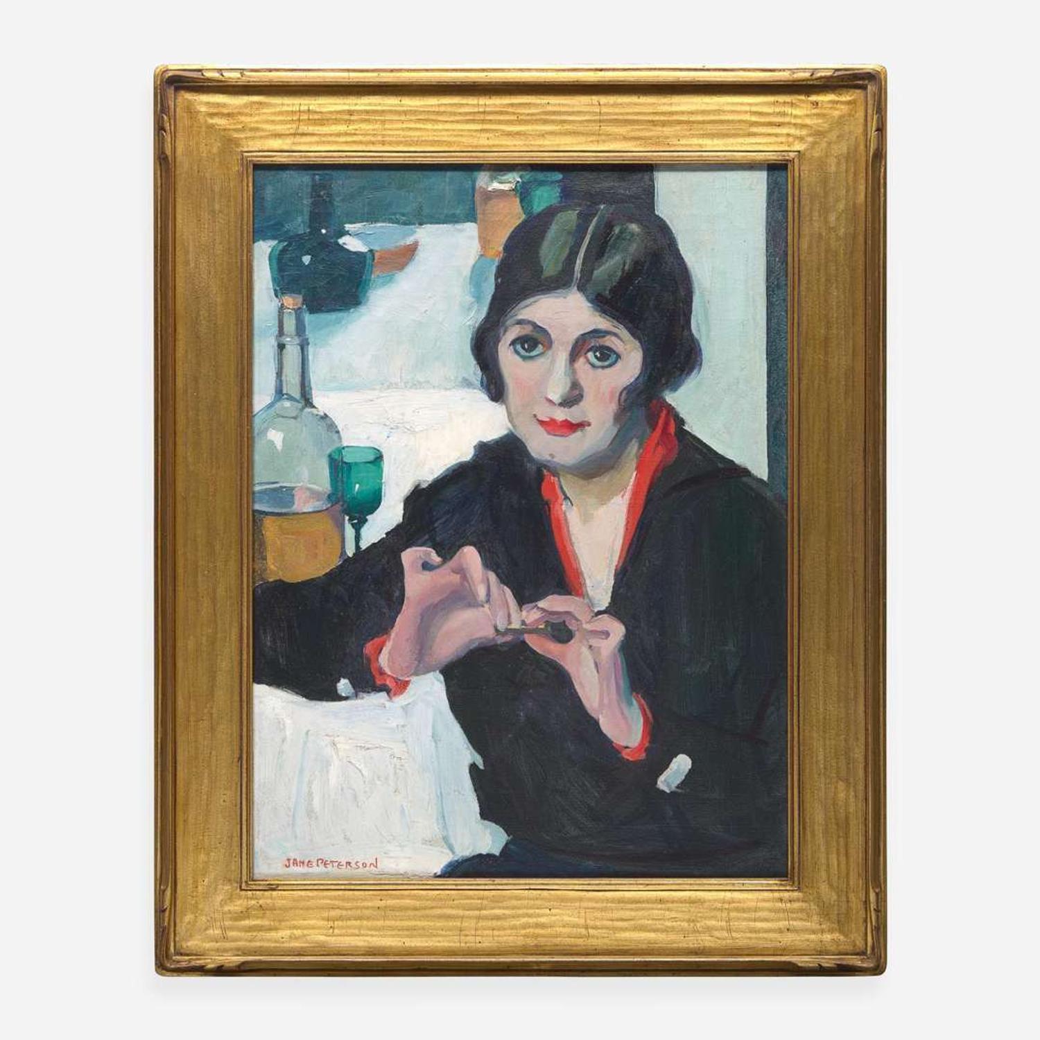 Jane Peterson (American, 1876–1965) Girl in Black