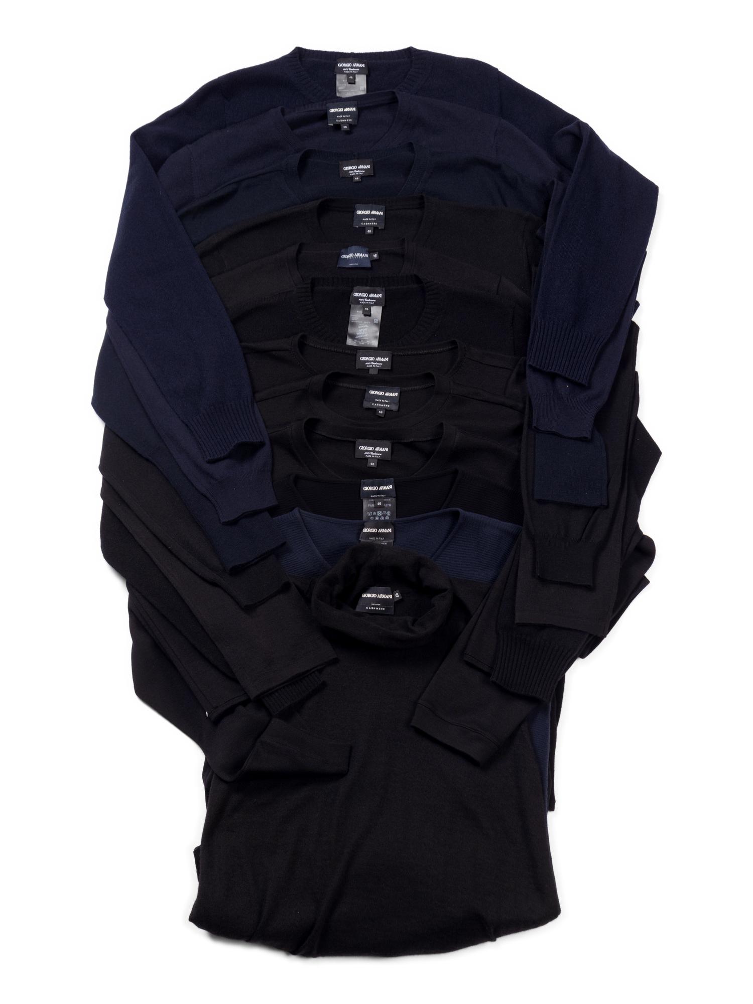 Twelve Giorgio Armani Cashmere Knit Tops
