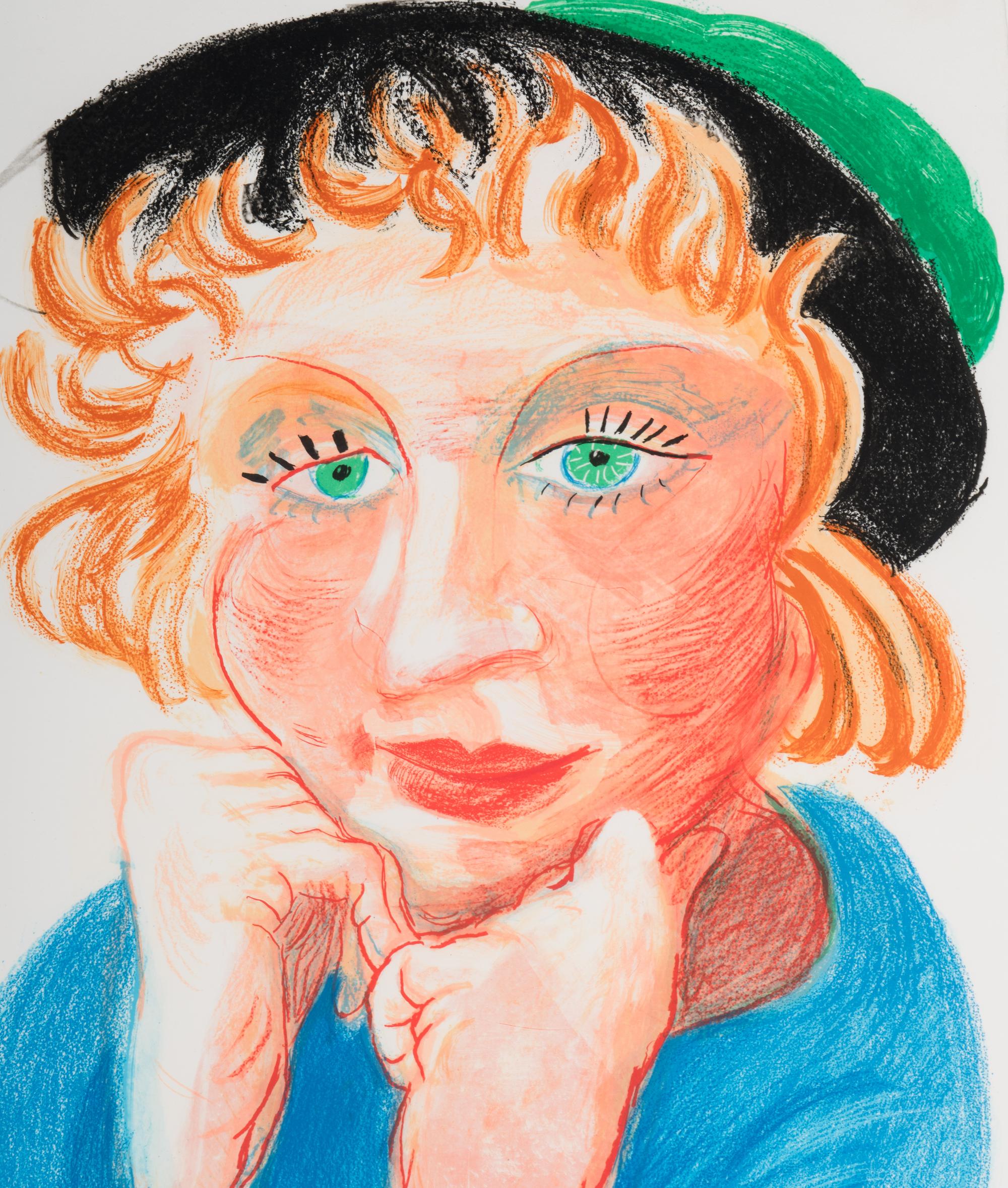 Celia with Green Hat , 1984