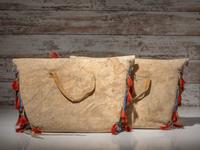 Sioux Beaded Hide Possible Bags, Matched Pair