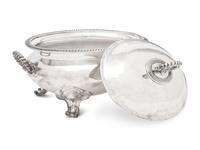 An English Silver-Plate Covered Tureen