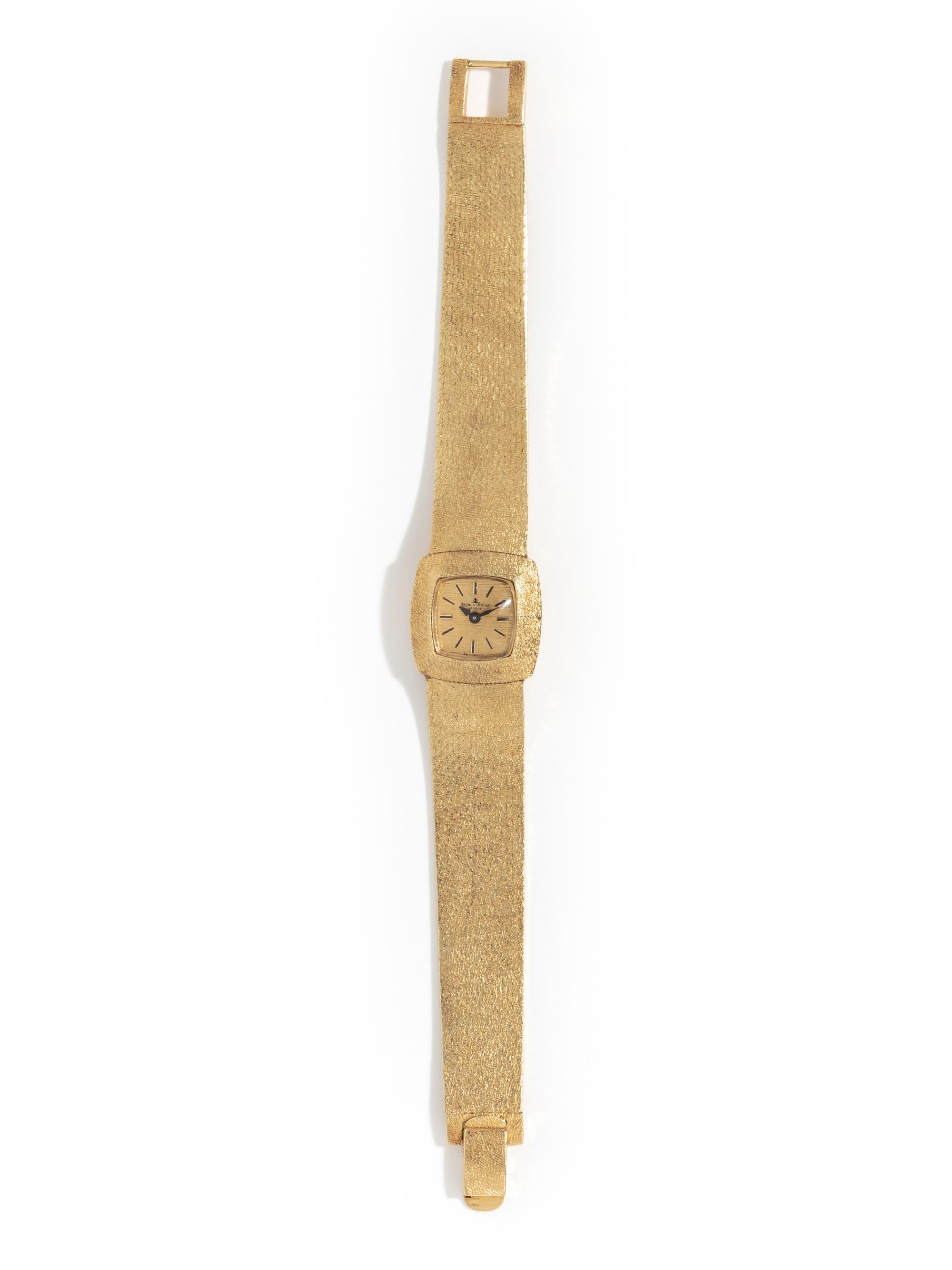 BAUME & MERCIER, 14K YELLOW GOLD WATCH