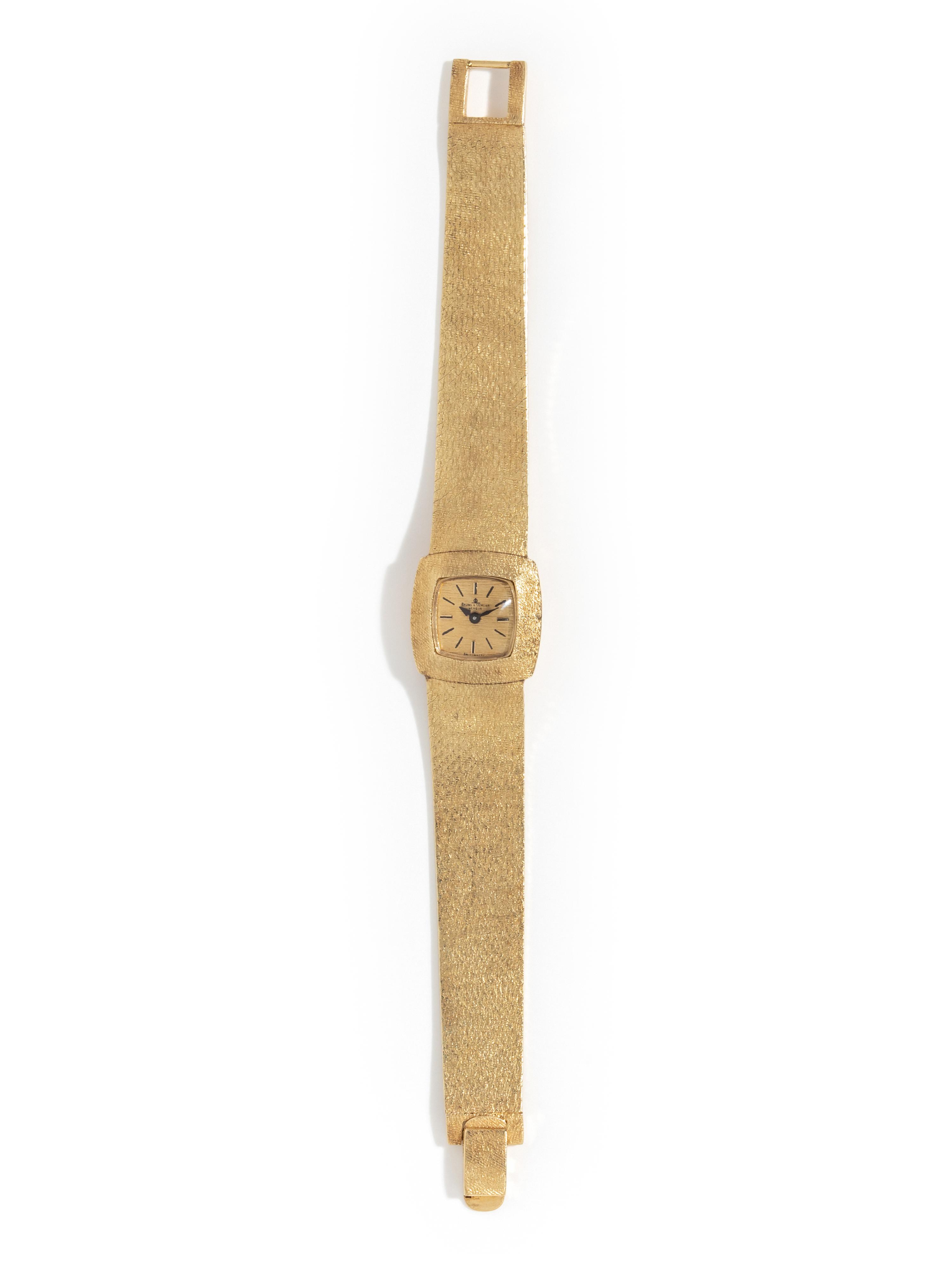 BAUME & MERCIER, 14K YELLOW GOLD WATCH