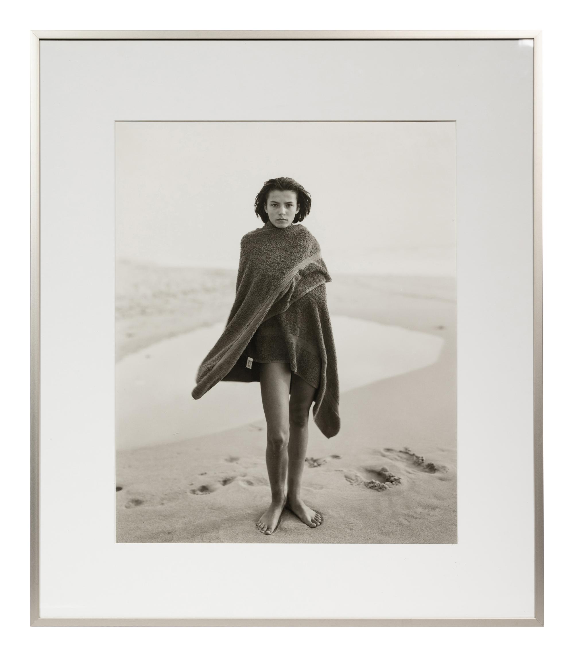 A pair of works ( Fanny, Montalivet, France, 1997 ; Marine, The Last Summer #2, Montalivet, France, 1987 )