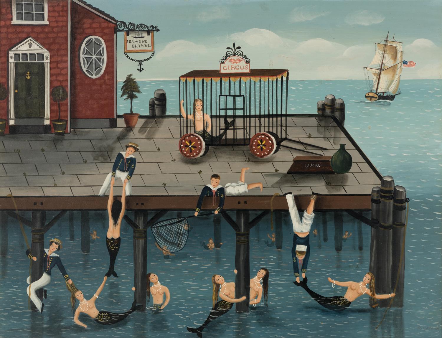 Ralph Cahoon (American, 1910-1982), Seaman's Bethel