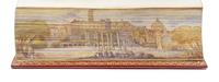 (FORE EDGE PAINTING) OLIPHANT, MRS. The Makers of Modern Rome. London, 1895. Fore edge painting by Winifred Arthur of Eternal City