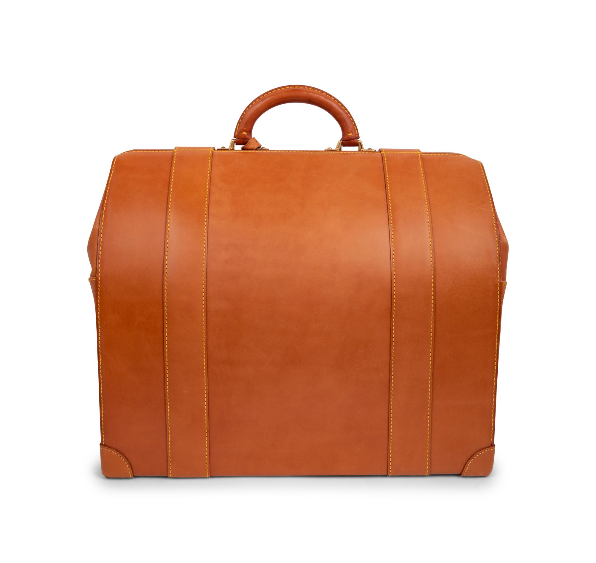 Louis Vuitton Special Order Vachetta Leather Doctor Bag, 1980-90s