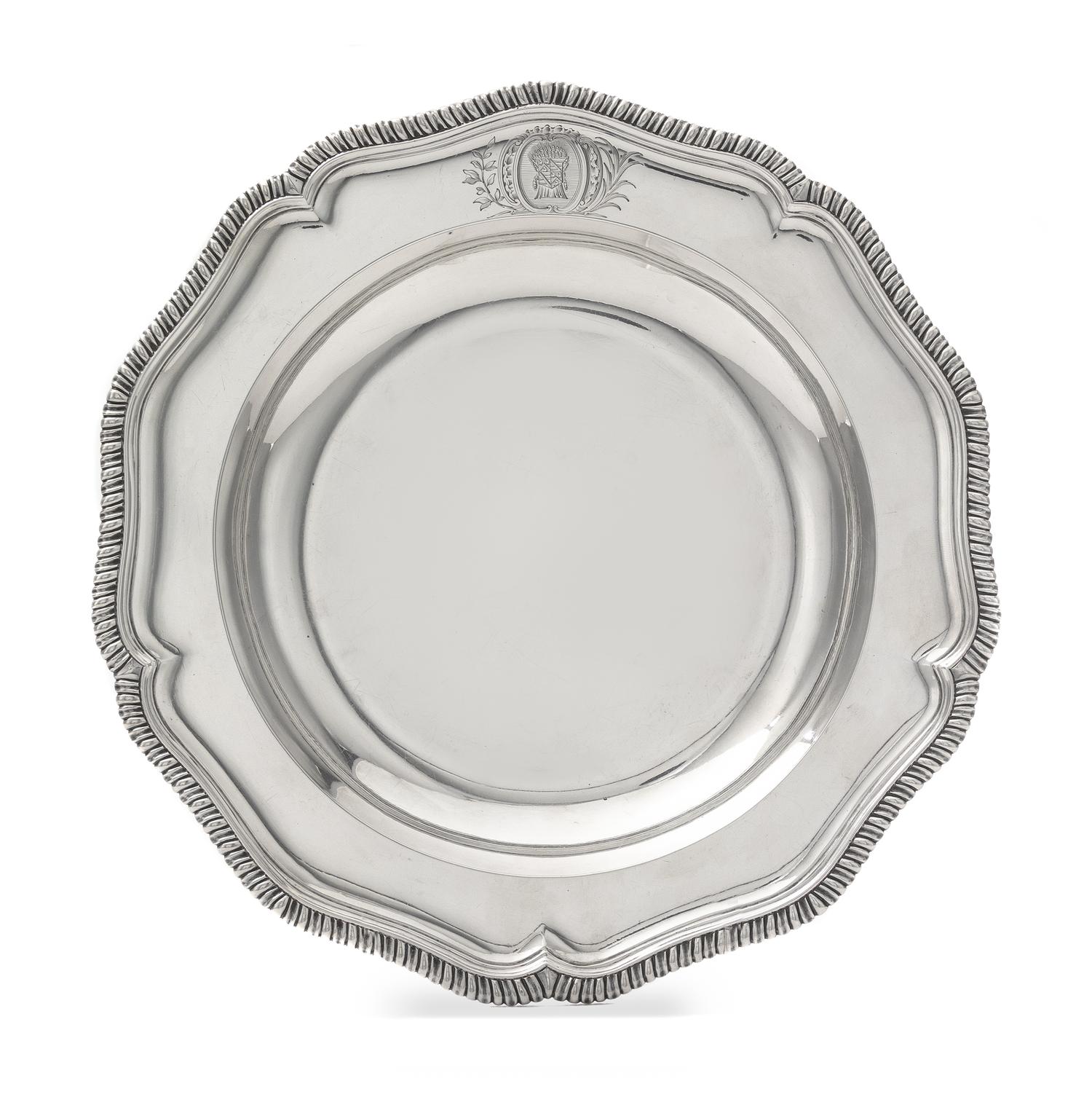 A George III Silver Charger, London, 1770,