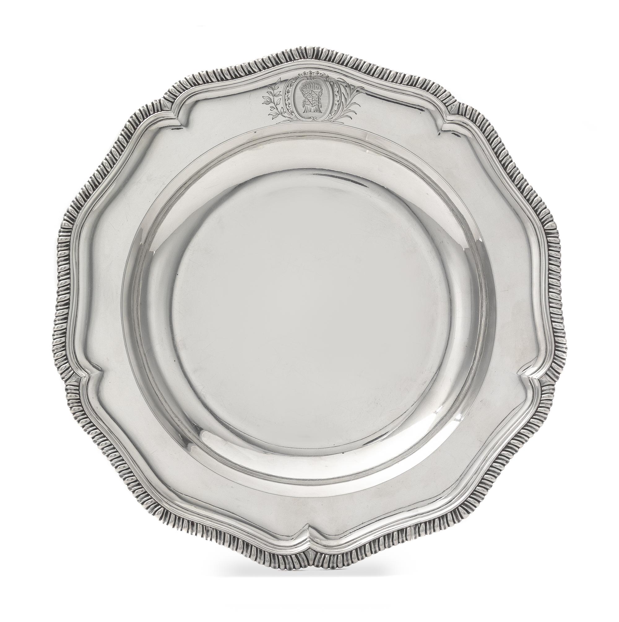 A George III Silver Charger, London, 1770,