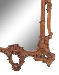 A Chinese Chippendale Style Carved Mirror